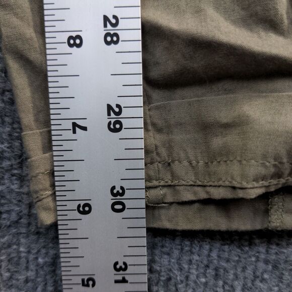 Vanilla Star Women's Straight Leg Cargo Pants Green Large Drawstring Waist - Picture 12 of 12